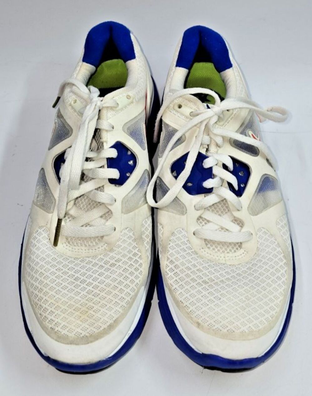 Nike Lunarglide+ 3 Summit White Red Blue 454315-164 Womens Olympic Size 8